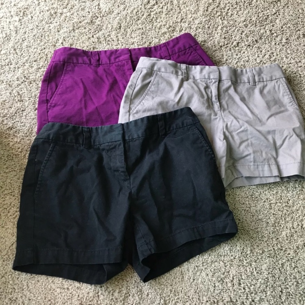 Three loft shorts